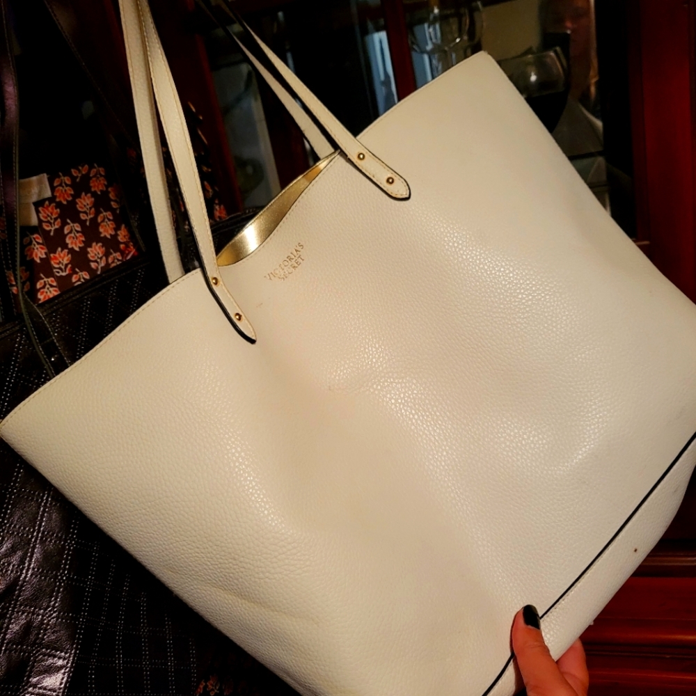 Victoria Secret White Tote Bag